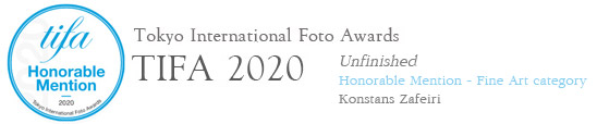 TIFA 2020 - Tokyo International Foto Awards, Honorable Mention - Fine Art category.